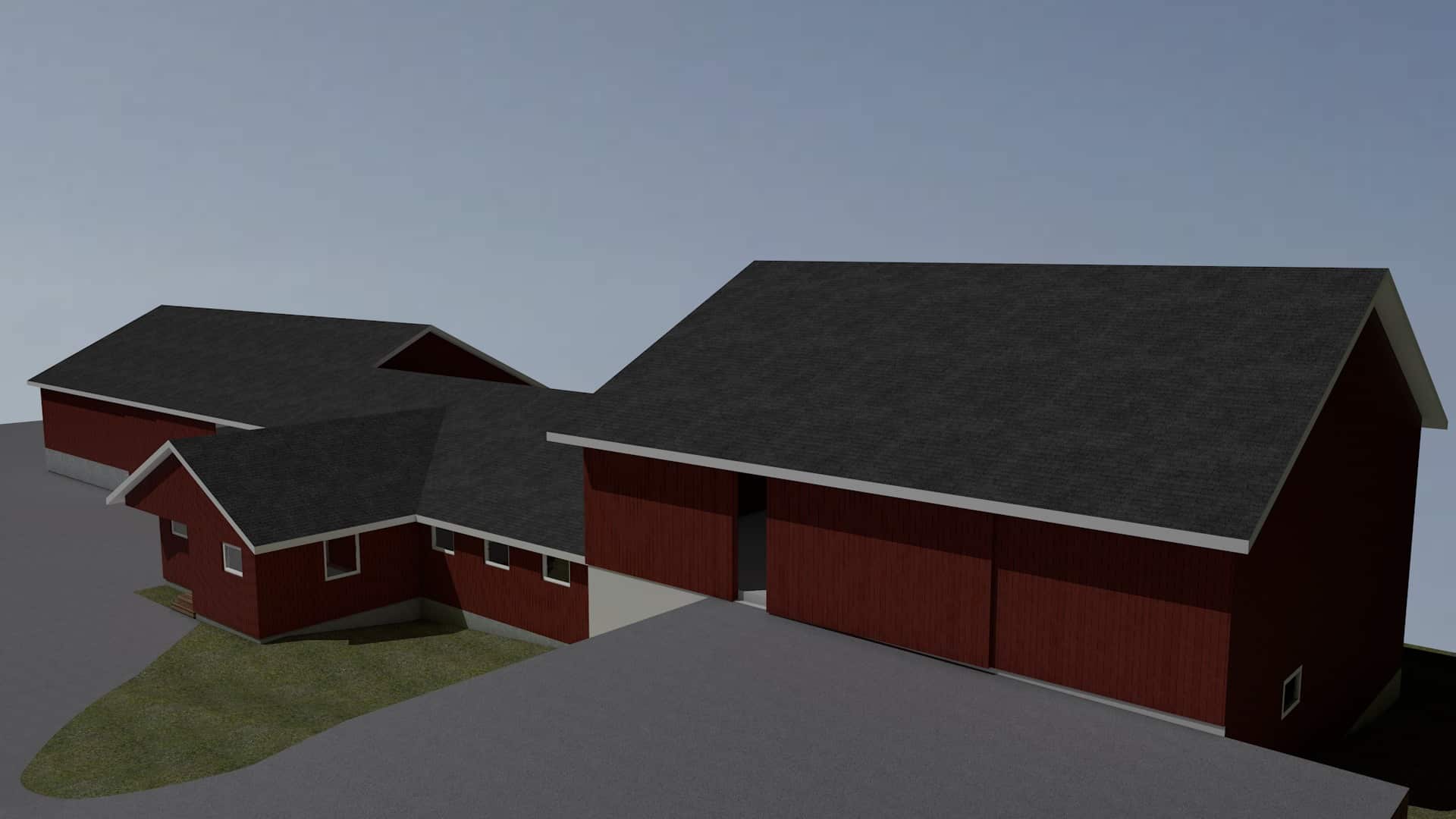 Perspektiv driftsbygning